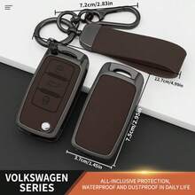 Premium Car Key Shell Case For Magotan Passat Golf Tiguan Jetta Lavida Octavia | Anti-Scratch, Dust-Proof, Zinc Alloy Material - Bracelet - View 4