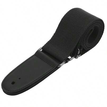Correia Alça Preta Para Instrumentos De Cordas Ajustável Reforçada
