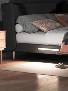 1pc 10/20/30/50cm USB Rechargeable LED Light Strip With Motion Sensor - Ideal For Cabinets, Wardrobes And Corridors, Wireless Motion Sensor LED Light Strip, Under Cabinet Lighting, Rechargeable Magnetic Stick-On Night Light For Corridor, Kitchen Cabinet, Wardrobe, Room Decor - Smart Cabinet Light Strips - View 9