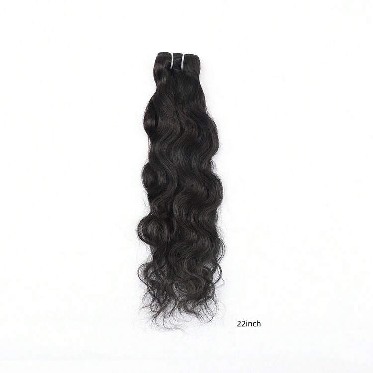 Natural Wave Bundles Human Hair Weave Bundle 1pc/3PCS Remy Hair Bundles Natural Hair Extensions Human Hair Natural Color - Black - View 21