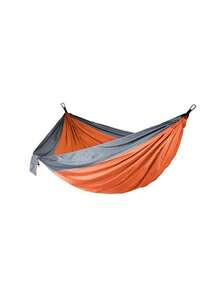 1 pièce Hamac double XL - Accessoires de hamac de camping portable, 7 options de couleurs, convient pour une utilisation en extérieur et en intérieur avec des arbres, hamac de camping en nylon - double ou simple avec sangles pour arbres et sac de transport, convient pour les voyages/le camping/la plage/le jardin, équipement de camping, articles essentiels de camping - Multicolore - Voir 11