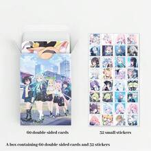 92张动漫明信片 - 蓝色档案 - 日本收藏照片卡 - 蓝色档案贴纸 - LOMO卡 - 生日礼物 - 节日礼物 - 动漫游戏周边 - 粉丝应援礼品 - 彩色 - 查看 12