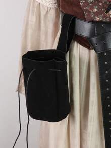 1个LARP宠物收纳袋：中世纪风格腰带袋，适用于兔子毛绒玩具、角色扮演配件、维京骑士集市LARP角色扮演道具（不含毛绒玩具） - A - 查看 8