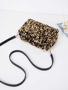 Sequin Fashion Women's Shoulder Bag, Ladies Small Crossbody Pillow Bag - Multicolor - View 9