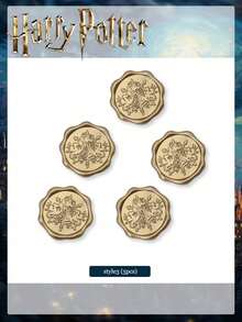 5 Stücke Harry Potter-Themen Siegelwachs Aufkleber. Diese sind erschwingliche Partybevorzugungen, perfekt um die Partyatmosphäre zu verbessern. - Einheitsgröße - Übersicht 6