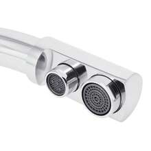 kangten 3 in 1 Drei-Wege Küche Wasserfilter Armatur Wasserhahn Osmose Anlage Tap Drehbar - Silber - Übersicht 5