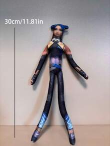 30厘米 Valorant 抽象风格角色雕像，包含 Fade、Kay/O、Viper、Neon 等角色，可动骨架人偶，关节可活动 - 彩色 - 查看 9