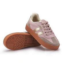 Unisex Casual Children's Sneakers, Super Soft And Lightweight, Via Mila - 乾枯玫瑰色 - 查看 10