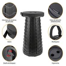 Silla Plegable para el Baño o Cocina – Ayuda para Mayores o Personas con Movilidad Reducida – Fácil de Guardar Banquito Portátil para Acampar – Pequeño cuando se Cierra, Cómodo cuando se Usa – Perfecto para Emergencias Silla Portátil con Diseño de Arcoíris – Moderna y Divertida – Perfecta para Regalar a Niños o Adolescentes - Rojo - Ver 5