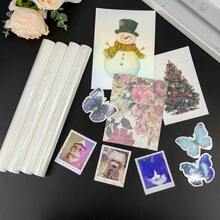 1 Roll 22*500cm BOPP Laser Pre-Coated Film, Transparent Waterproof Scratch-Resistant, Suitable For Laminating Machines DIY Paper Craft Hot Lamination - Multicolor - View 9