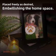 8x8 Inch Photo Frame Display Box: Ideal For Wedding Keepsakes, Collectibles And Art Exhibitions - Wooden Storage Box With Glass Cover - Black - View 6