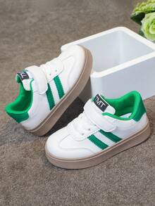 2026 Spring/Autumn New 1 Pair Unisex Kids/Youth White Casual Sneakers, Multi-Functional Versatile Suitable For All Seasons - Green - View 10