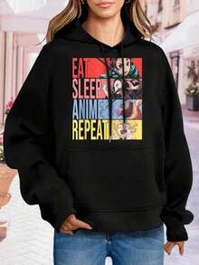 Men Outdoor Hoodies & Sweatshirts - Black - View 1