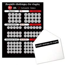 1 Set Black Romantic Scratch Art Poster With Envelope, Gift For Valentine's Day, Anniversary, Birthday, Mother's Day - 1 Set - View 6