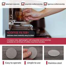 Coffee Filter Mesh, Reusable Coffee Puck Screen High Strength 1.7mm For Coffee Maker Filters 51mm - 1PC - View 7