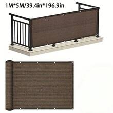 Balkon Sichtschutz Sonnenschutz | 90% Sonnenschutz und UV-Schutz, windundurchlässig und staubdicht, geeignet für Balkon, Garten, Terrasse, Schwimmbad, in verschiedenen Farben erhältlich - 1 Stück in beliebiger Farbe - Übersicht 32