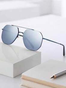 1pc/2pcs Retro Casual Nylon Polarized Fashion Glasses For Men, Suitable For Fishing, Driving, Cycling - Multicolor - View 7