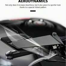 Espejos laterales para motocicleta con rotación ajustable de 360°: lentes reflectantes y resistentes a los impactos, el diseño de gran angular mejora la y la estabilidad de la conducción. - A - Ver 6