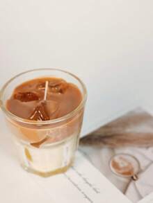 300g Small Coffee Cup Scented Candle, Ins Style Intense Caramel Coffee Fragrance Candle, Birthday Gift, Toffee Scented Candle - Black Coffee - View 6