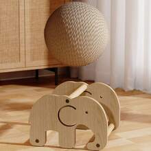 Pet Toys: Ferris Wheel Toy, Sisal Cat Scratching Ball, Vertical Rolling Cat Scratch Ball, Panda Scratching Ball, Elephant Ferris Wheel Ball, Self-Entertainment Cat Toys, Scratching Toys - Multicolor - View 4