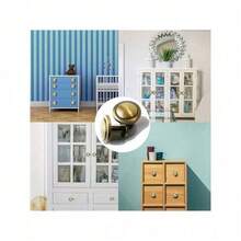 Bronze Vintage Dresser Knobs Antique Round Cabinet Knobs Pulls For Kitchen Metal Round Drawer Knobs Cupboard Closet Wardrobe Zinc Alloy Door Knobs With 3 Sized Screws For Furniture - As Picture - View 5