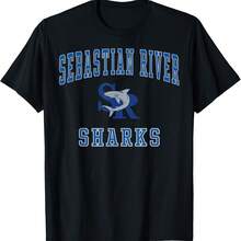 Rr High School Sharks T-Shirt C1 T-Shirt - Negro 1 - Ver 1