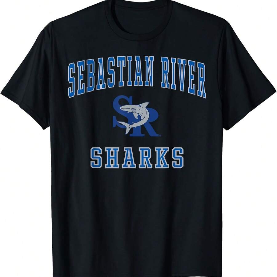 Rr High School Sharks T-Shirt C1 T-Shirt - Negro 1 - Ver 1