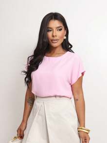 Basic Cropped Top With Perfect Fit, Factory Price - Get Yours Now! - Rosa Pálido - Ver 7