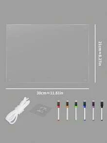 亚克力悬挂式月/周计划白板，可擦写日历，留言板 - 懸掛亞克力板 - 查看 14