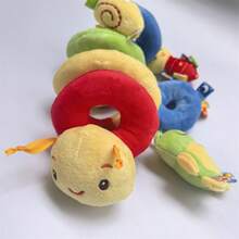 1pc Baby Hanging Rattle Toy, Car Seat Hanging Rattle Toy, Spiral Stroller Toy, Spiral Stroller Hanging Toy, Suitable For 0-6 Months Boys Girls, Newborn Gift (Ribbon Color Random) - Multicolor - View 6