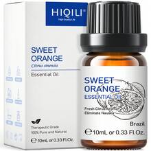 HIQILI Sweet Orange Essential Oil, Pure Fruit Essential Oil For Diffuser, Humidifier, Massage, SPA, Candle And Soap Making, DIY Home Hotel Car Fragrance-100mL/30mL/10mL - Sweet Orange - View 9