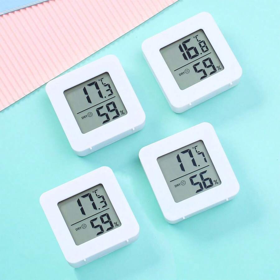 1件/2件/3件 室內溫度計、室內濕度計、迷你濕度計、戶外數位溫度計,適用於居家、玻璃容器、房間、孵化器、地窖、衣櫥等 - 溫濕度計 - 查看 1