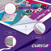 Cursor Matte Adhesive Photo Paper Letter Size 135 G – 50 Sheets - 50pcs - View 7