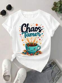 Tee-shirts pour femmes - Blanc - Voir 2