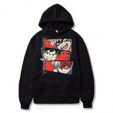 Men Outdoor Hoodies & Sweatshirts - Black - View 7