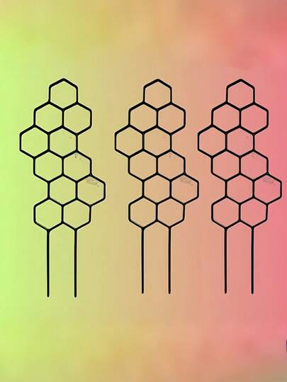 Plastic Plant Support Trellis, Designed For Shaping, Fixing Climbing Plants, Helping Plants Grow Upwards To Avoid Lying Flat, Easy To Install, Suitable For Home Decor, Holiday Garden Decor, Yard Decor, Family Gathering Decor