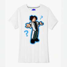 RobloxS Kids White Centric Graphic Shirt - Style 7 - View 1