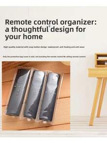 两种尺寸透明防尘保护套，适用于电视遥控器、机顶盒、空调、家电遥控器，防尘、耐磨、防水，母亲节礼物，卧室装饰，花园装饰，厨房装饰，夏季，海滩，旅行必备，房间装饰，软萌可爱，毕业季礼物 - A - 查看 7