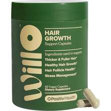 Willo Hair Growth Support 60 Capsules For Women Hair Health USA - 1 chai - Xem 12