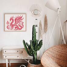 4pcs Mythical Beast Painting Templates - Dragon Shaped Reusable Plastic Painting Stencils (7.87*7.87 Inches), Exclusive Design! Professional Painting Template Set To Inspire Your Artistic Creativity! - 4 Mythical Beast Drawing Templates - View 7