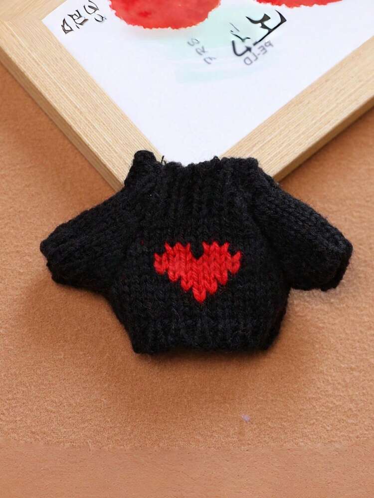 1pc 17cm Character Figure Accessory Ornament Versatile Short T-Shirt, Mini Doll Decor For La-Bubu - Multicolor - View 4