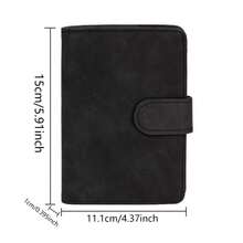 1pc Fashion New Travel Business RFID Blocking Passport Holder Wallet Document Organizer Minimalist Card Slots Cute Passport Cover Unisex Black & Pink Credit Card Holder Card & Photo Slots Minimalist Wallet Smart Wallet Airtag Wallet Name Card Holder Travel Bag Luggage Bag Duffle Bag Overnight Bag Large Capacity Durable Travel Organizer Cruise Essential Vacation Essentials For Men Women Travel Essential Holiday Essential Travel Must Haves - Multicolor - View 13