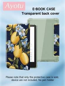Ayotu 柠檬树图案平板电脑保护套（1个装），适用于Kindle电子书阅读器，兼容第十代、第十一代/第四代Air/第七代/9.7英寸Galaxy Tab A9 Plus、Kindle（第十一代，2024年发布）（6英寸）、Kindle Paperwhite（第十二代，2024年发布），是绝佳的节日礼物，时尚简约设计。 - 彩色 - 查看 5