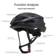 Casco de Bicicleta MTB al Aire Libre Ultraligero para Ciclismo Casco Deportivo Aerodinámico para Bicicleta de Montaña y Carretera para Hombres y Mujeres P3Z9 - A-Sin logotipo - Ver 6