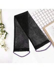 African Mesh Exfoliating Back Long Net Bath Scrub Towel Set, Loofah Towel Body Sponge For Smooth Skin, Double-Sided For Gentle, Rough Exfoliation, Effective Body Scrub, Back Scrubber For Shower Use, Premium Mesh Material, Convenient Strap Towel Design, Great For Daily Use (Purple,Pink, Brown,Black) - Nhiều màu - Xem 10