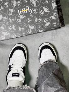 Jifffly 男女通用休闲运动鞋 - 黑色 - 查看 9