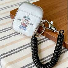 Happy Clown Cartoon Graffiti Style Protective Case Compatible With Apple , Anti-Scratch And Anti-Drop Cover - Clear - View 5