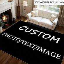 Customizable Doormat Personalized Image Text Decorative Mat Non Slip Washable Soft Floor Rug For Living Room Office Garden Balcony Bathroom Hallway Kitchen Entryway Indoor Outdoor Home Decor Housewarming Gift For Family Friends Holiday All Season - Multicolor - View 2