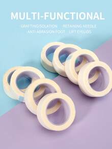 8 Rolls Lash Extension Tape 9m Each, Individually Wrapped, Hypoallergenic Breathable Microporous Paper Cloth Tape,Professional & DIY False Lash Application - White - View 4