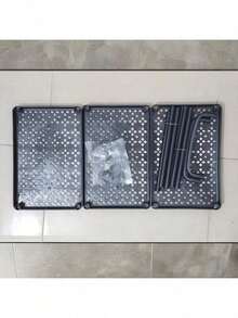 3 Tier Rolling Cart With Wheels, Plastic Roller Cart Organizer With Handle And Lockable Casters, Suitable For Diapers, Baby Nursery, Kitchen, Bathroom, Living Room And Bedside - Black - View 10